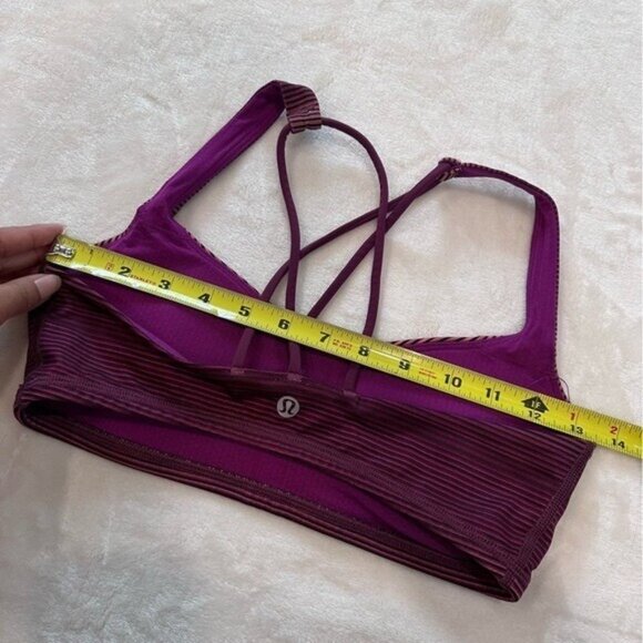 Lululemon Free To Be Bra Simply Radiant Pink Paradise Black Red Grape Size 6 - Picture 4 of 10
